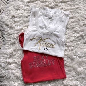 Victoria’s Secret tank top set of 2, size S